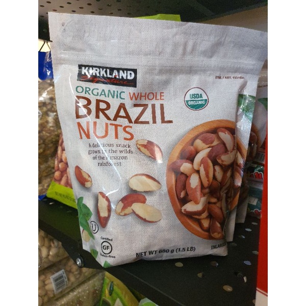 Kirkland Signature Organic Whole Brazil Nuts Shopee Philippines