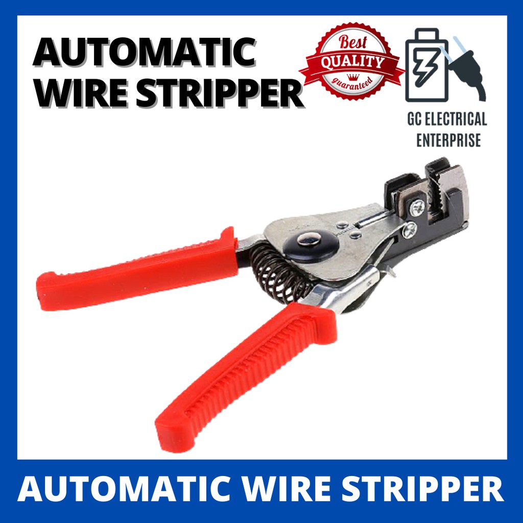 Stripper Crimper Pliers Automatic Electric Professional Wire Striper Cutter 