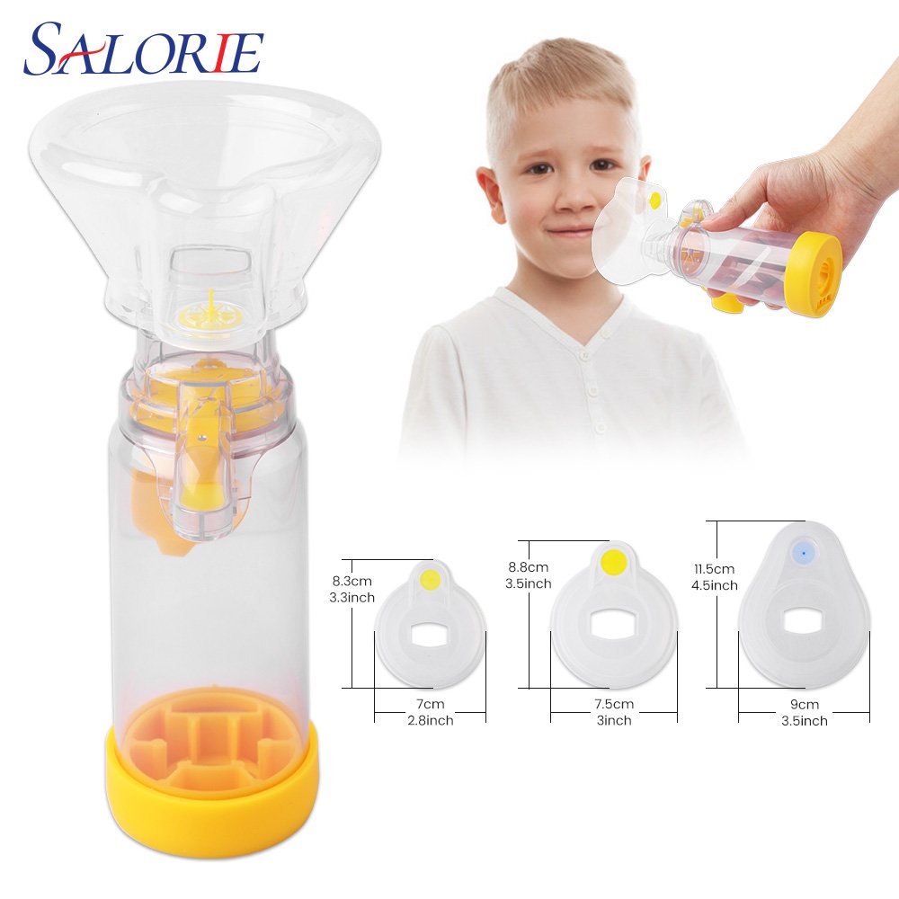Salorie Adult Children Asthma Aerochamber Spacer Inhaler Assist With