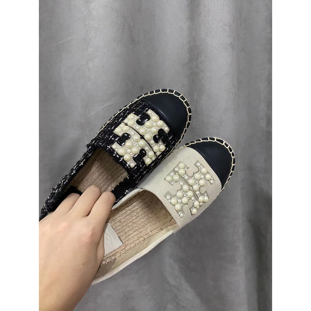 TORY BURCH Pearl Decorative Bucket Shoes | Shopee Philippines