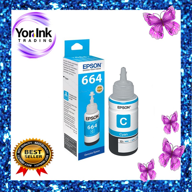 Epson 664 Cyan Original Ink Bottle Shopee Philippines 4245