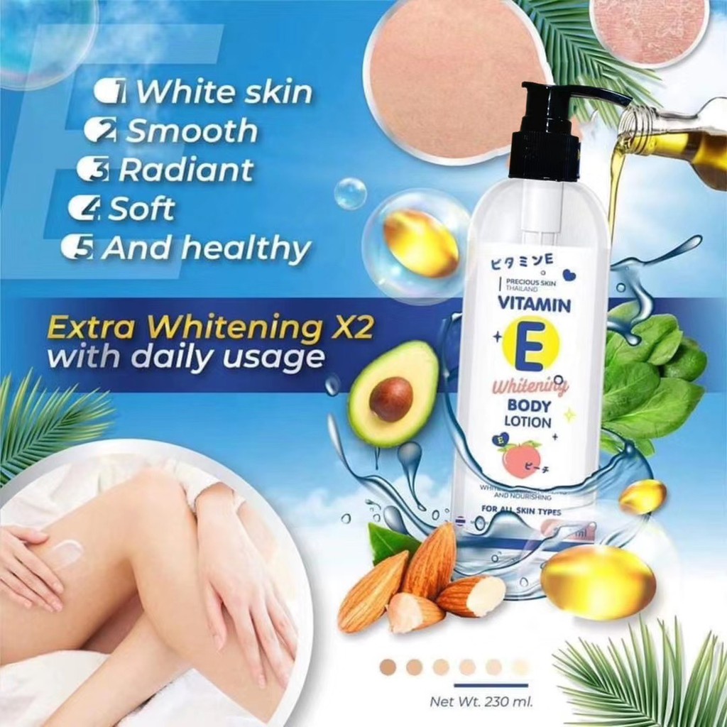 Vitamin E Whitening Body Lotion White Skin Moisturizing And Nourishing