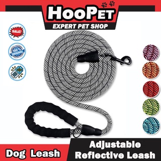 （hot）Heavy Duty Dog Leash Rope Comfortable Padded Handle Reflective Pet Leashes Nylon Strong Durable
