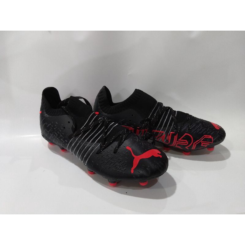 Puma Future Z Black Red Soccer Shoes Shopee Philippines