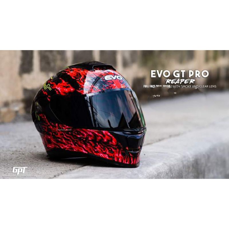 Evo Helmet Gt Pro Mono Color Wraith Shopee Philippines