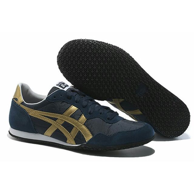 onitsuka tiger blue and gold