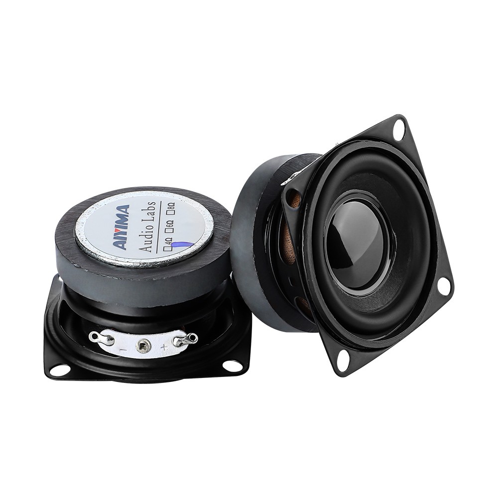 AIYIMA 2Pcs Subwoofer HIFI 2 Inch 4Ohm 5W Full Range Speaker Mini