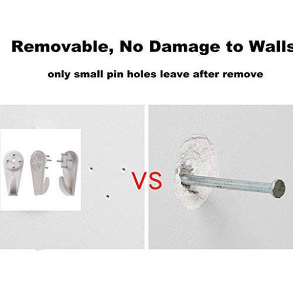 105 Pack Picture Hard Concrete Wall Photo Frames Drywall Hook Art Painting Display Hangers Clock Wedding Photos Hanging Hardware Kit For Home Office Shopee Philippines