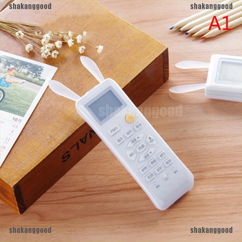 SKPH 1Pc silicone TV remote control dust cover storage bag protective holde
