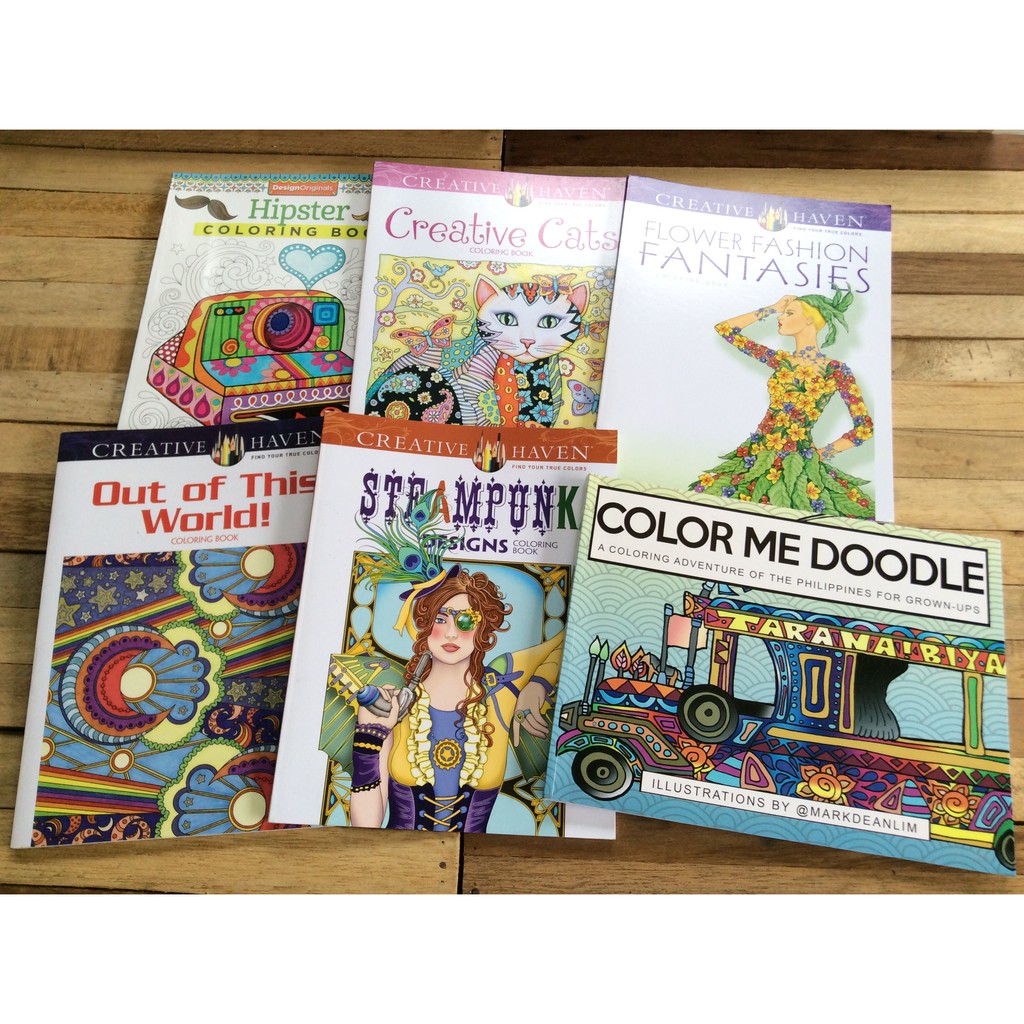 Download Adult Coloring Books Shopee Philippines