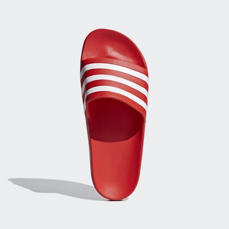 adidas adilette red slides