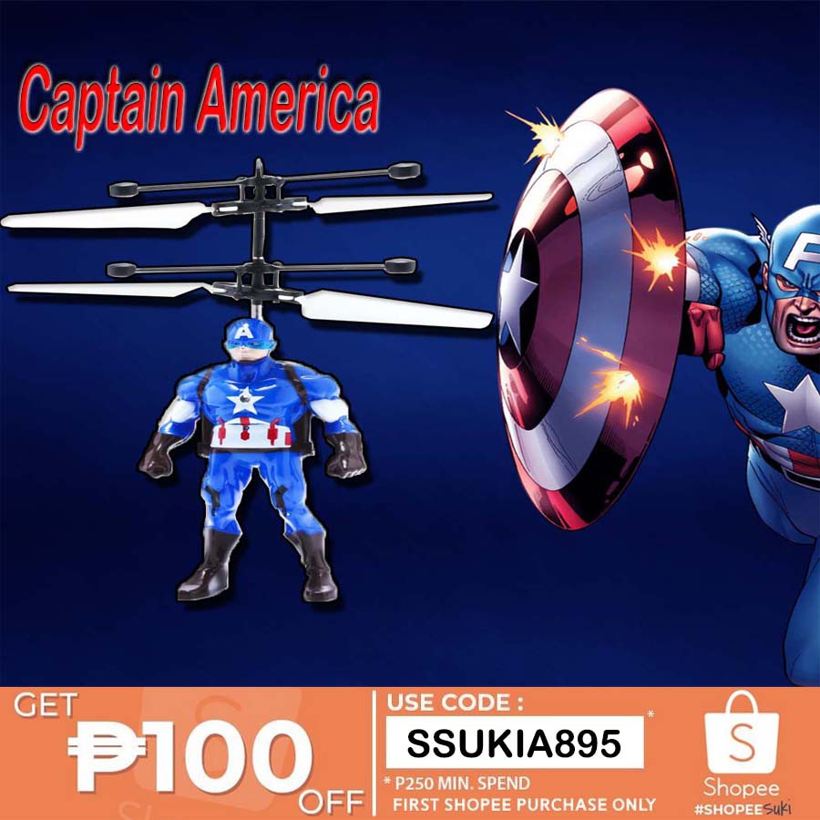 captain america helicopter toy