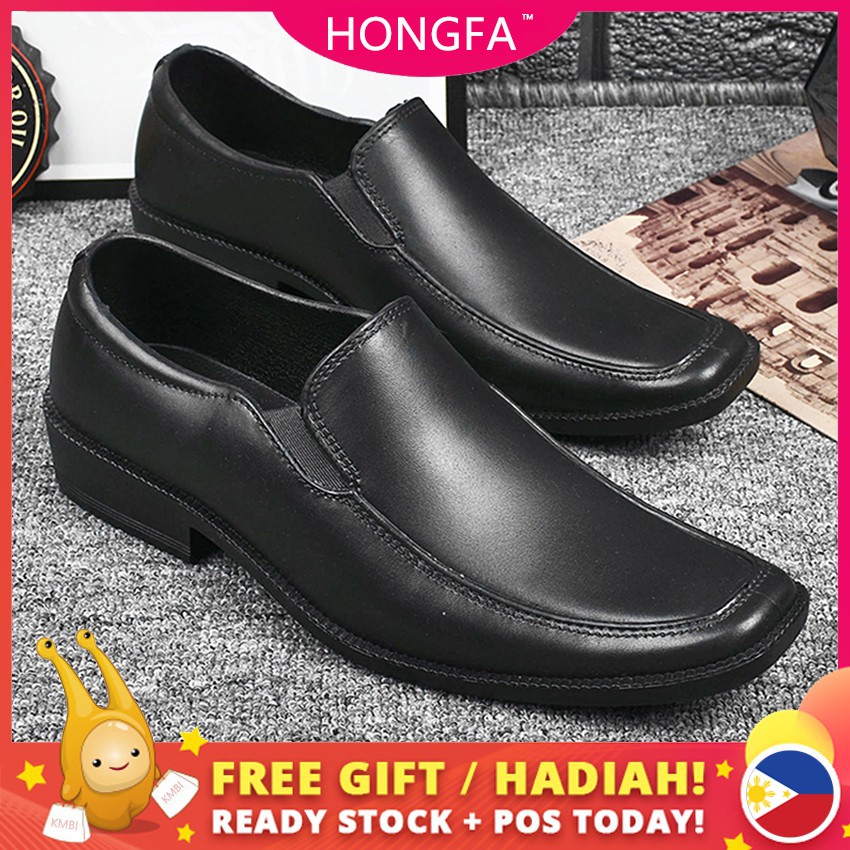 Shuta Black Shoes School Rubber shoes Men's work shoes cod hf608 ...