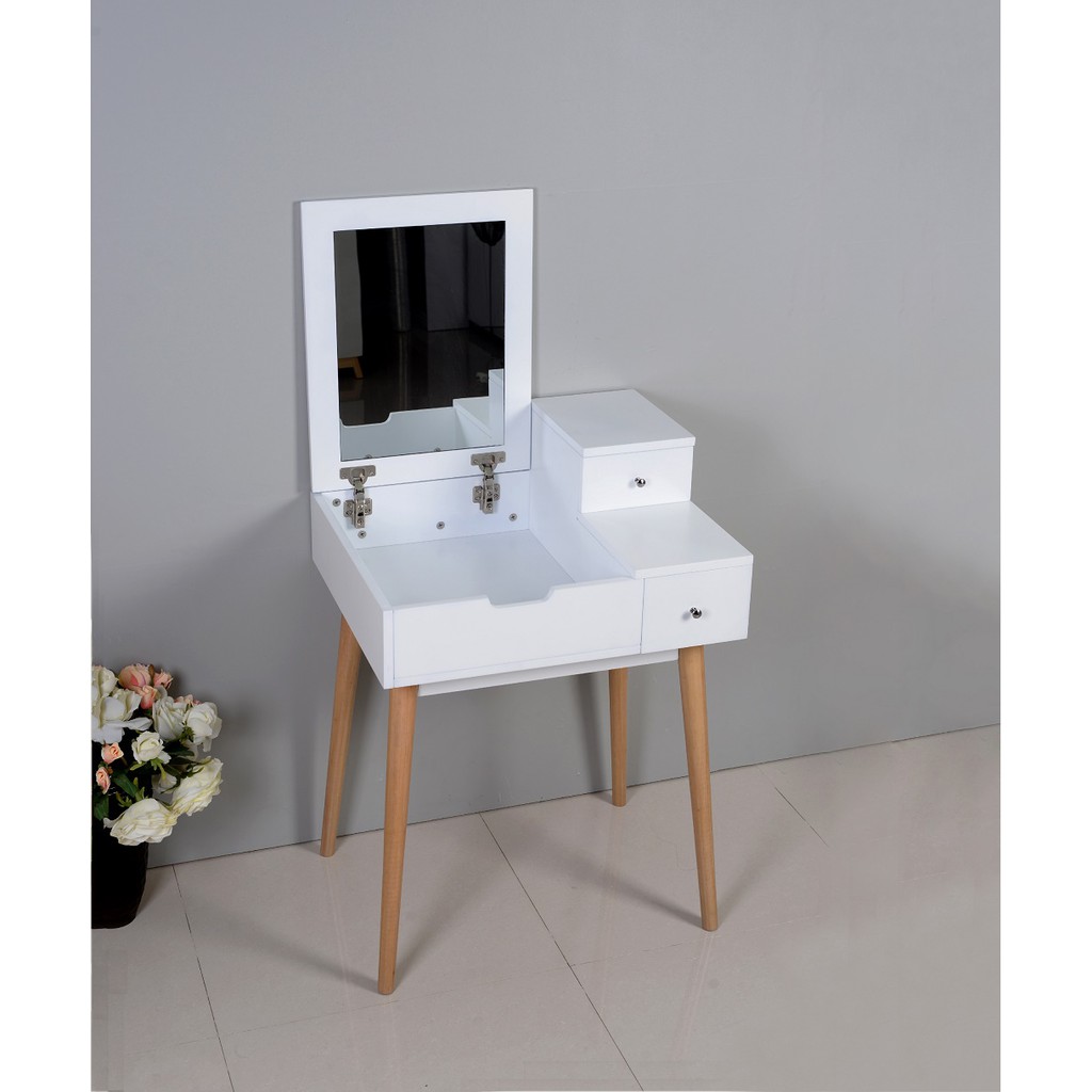 D A K O T A Dressing Table With Drawer And Mirror Shopee