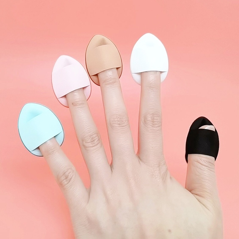 Mini Finger Makeup Sponge Can Use Wet And Dry/Beauty Finger Sponge Air Cushion/Thumb Bun Air
