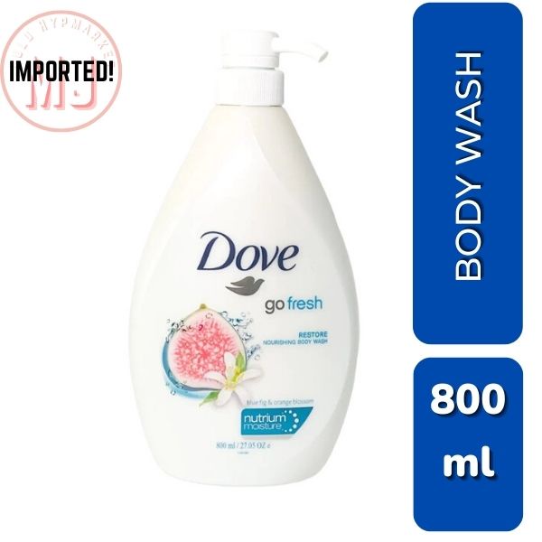 DOVE Go Fresh, Restore Nourishing Body Wash, Blue Fig and Orange