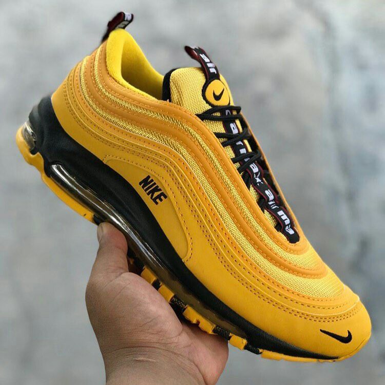 black and yellow air max 97