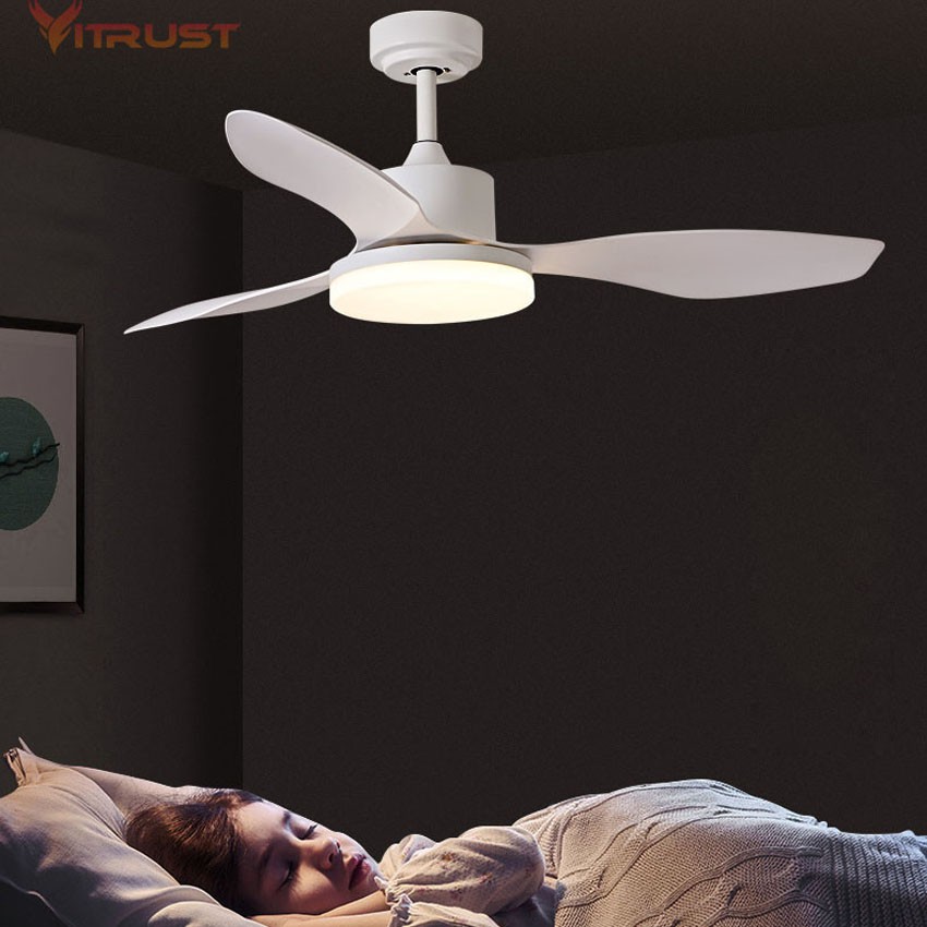 Nordic Ceiling Fan Light Modern Simple Home Bedroom Ceiling Fan Lamp Mute Fan Chandelier Shopee Philippines