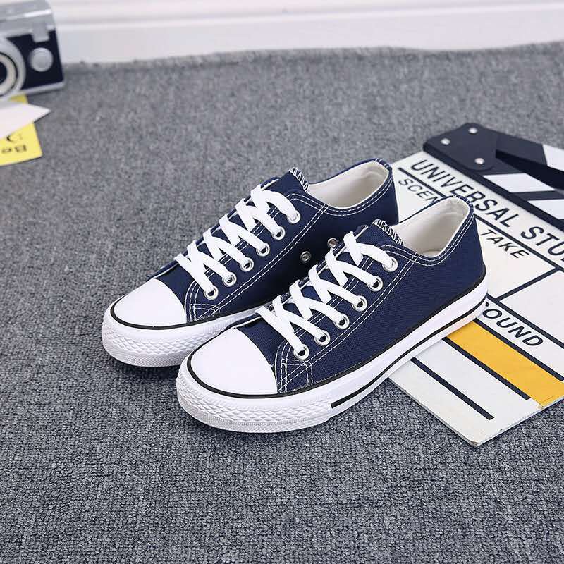 COD Unisex Converse blue navy shoes for mens women couple