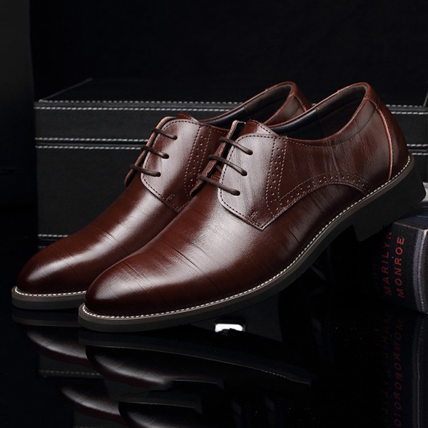 men genuine cow leather waterproof comfy non slip soft slip on casual oxfords