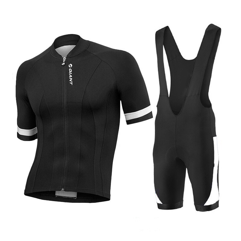 cycling jersey and shorts