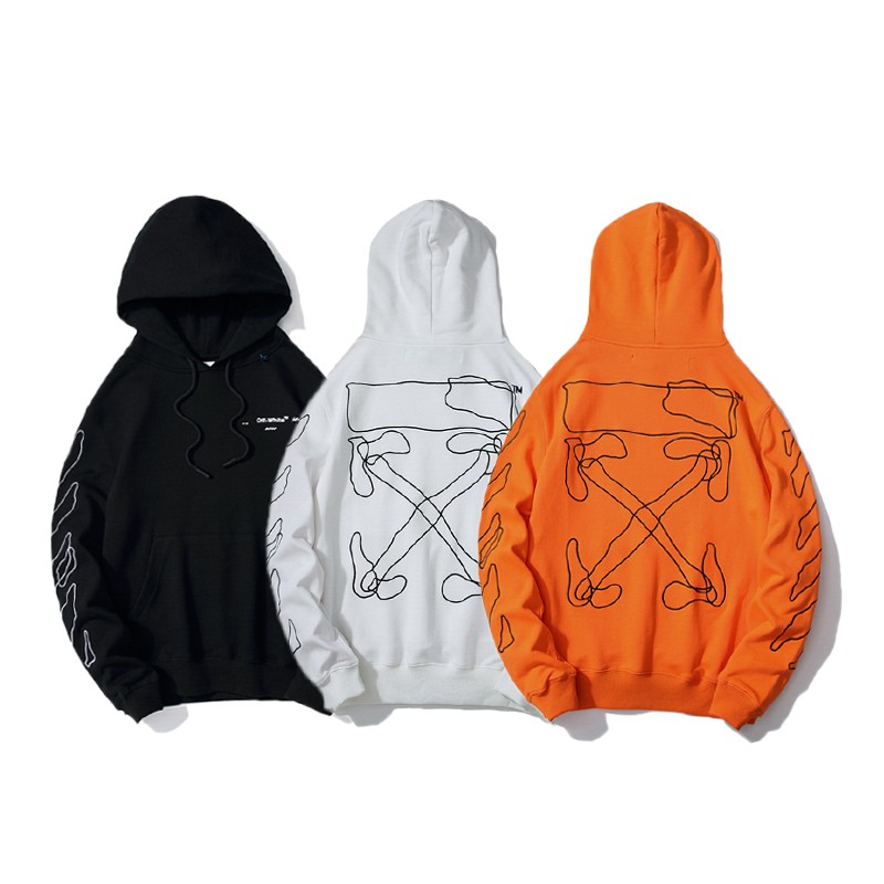 off white 3d sketch hoodie