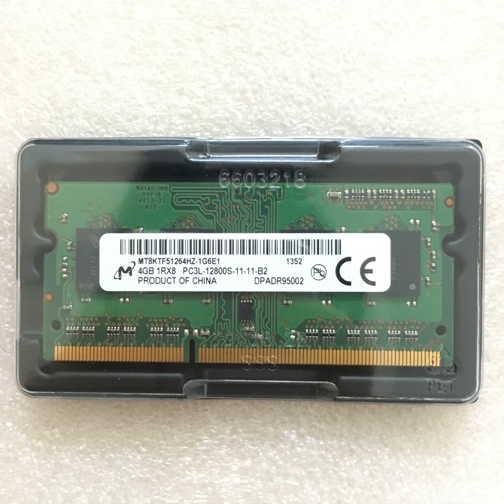 BRAINZAP 4GB RAM PC3L-12800S-11 DIMM Laptop-Arbeitsspeicher (1600 MHz, CL11, 1Rx8, Non-ECC, Unbuffered, Für Notebooks - Intel Und - Foto 4