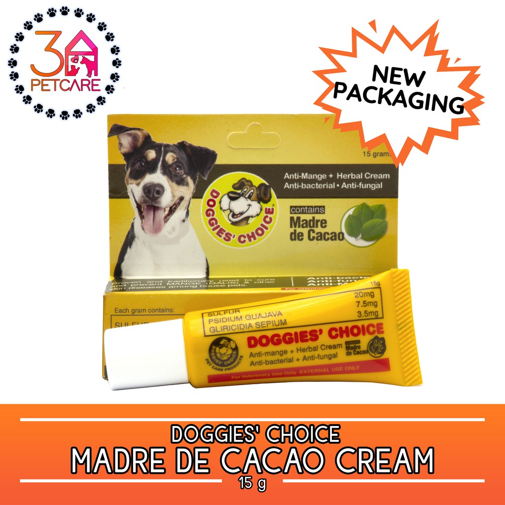 Doggies' Choice Madre De Cacao Anti Mange Herbal Cream for Pets (15g