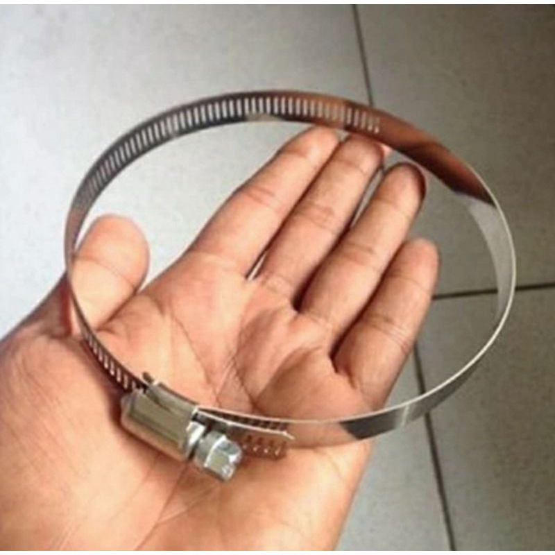 8 in stainless Clamps. flexible ducting Clamps. exhaust Pipe Clamp