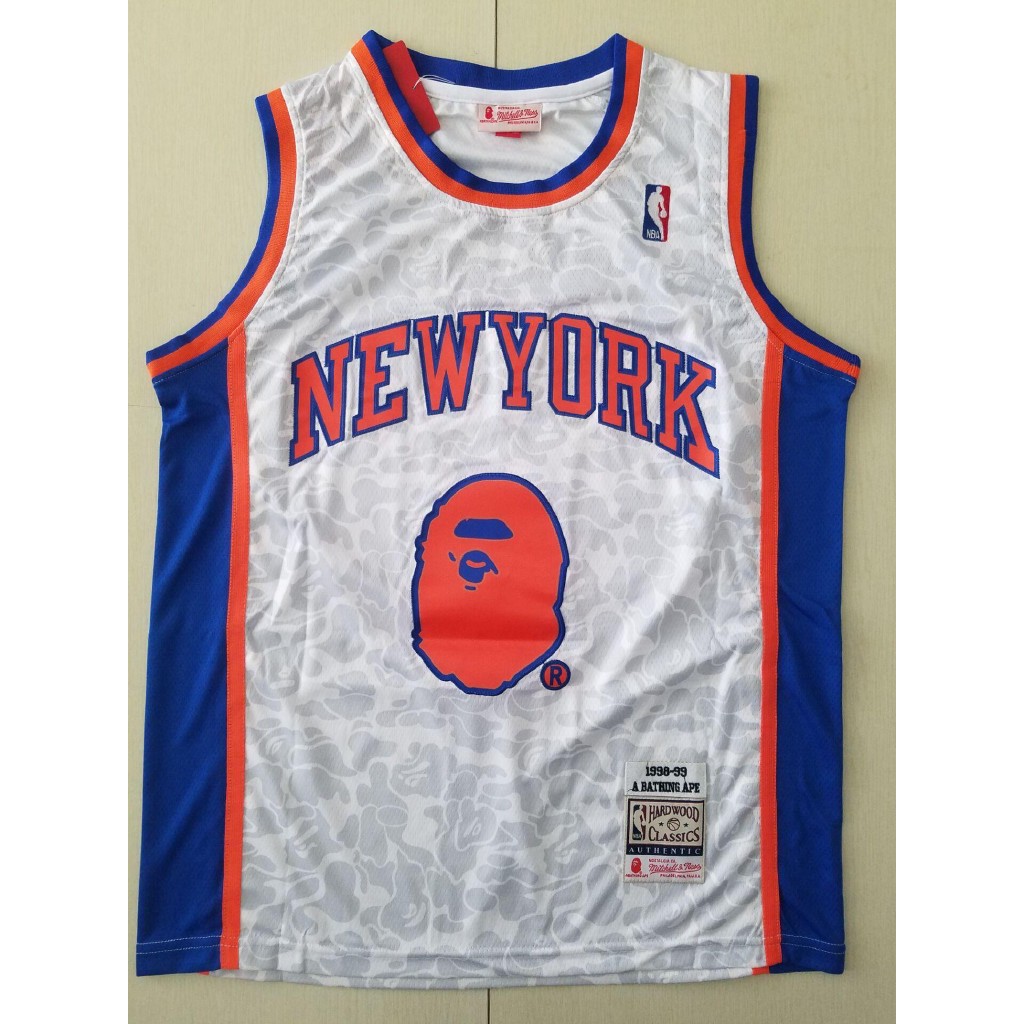 knicks bape jersey