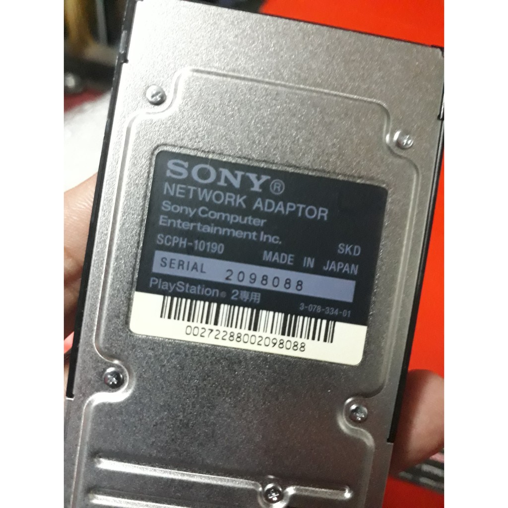 PS2 NETWORK ADAPTOR SCPH-10190 SONY Playstation 2 Official Made in ...