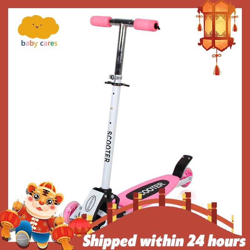 3 Wheels Scooter Foldable Scooter For Kids Foot Kick Scooter Outdoor Sports Fitness Height