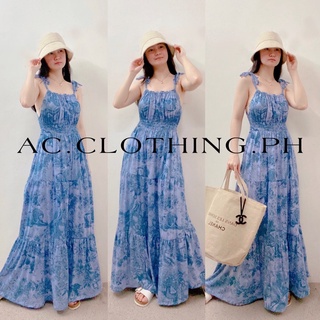 DESERIE SMOCKED SUMMER MAXI DRESS (BY: AC.CLOTHING.PH)