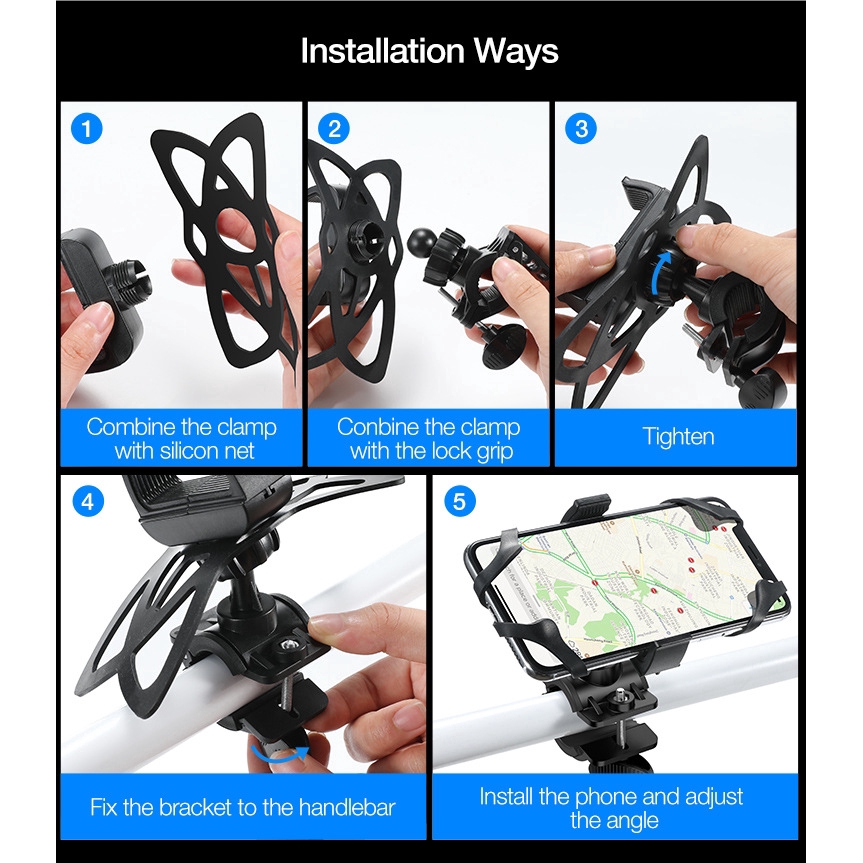 mobile clamp for bike