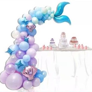 87pcs Mermaid Balloon Garland Set | Shopee Philippines