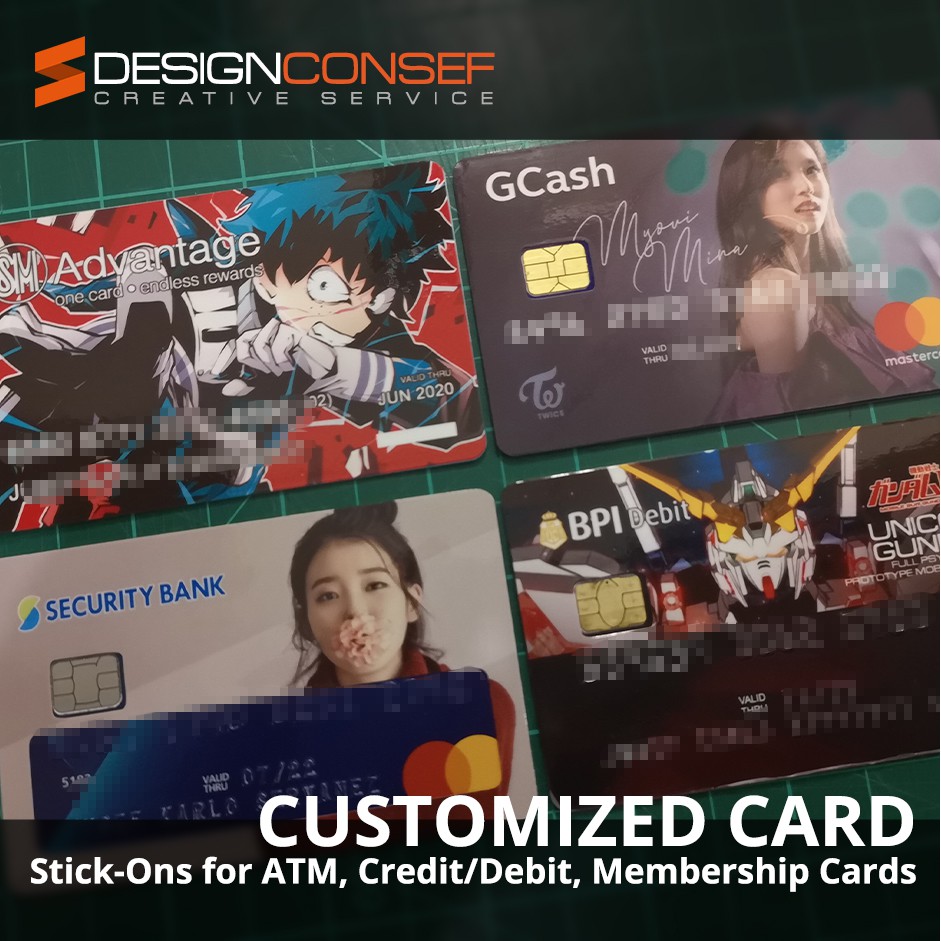 Card Skins For Atm Debit Or Membership Cards Shopee Philippines