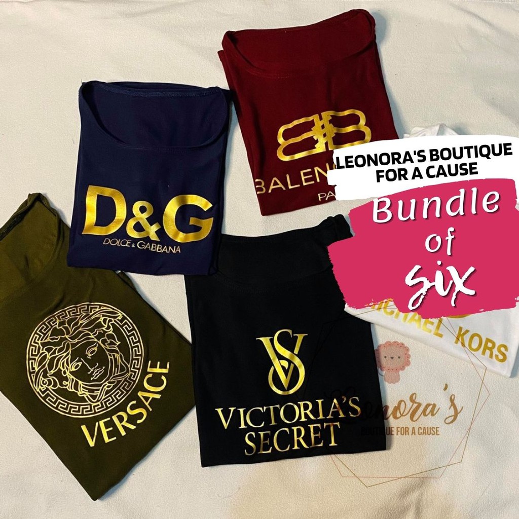 bundle of graphic tees