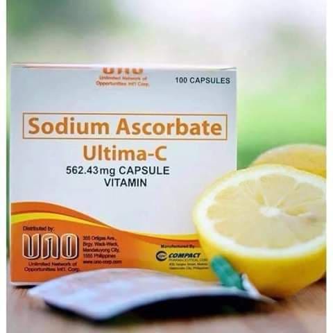 ﹉Vitamins na pampataba, for kids and adult, ULTIMA C 20 capsules, pampagana kumain, ORIGINAL sodium #2