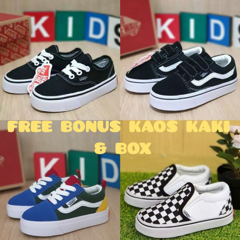 Children's SNEAKER Shoes/VANS OLDSKOOL Children's Shoes/Boys' Shoes/Girls' Shoes/Children's SLIP ON Children's Shoes/Children's VANS/Children's School Shoes