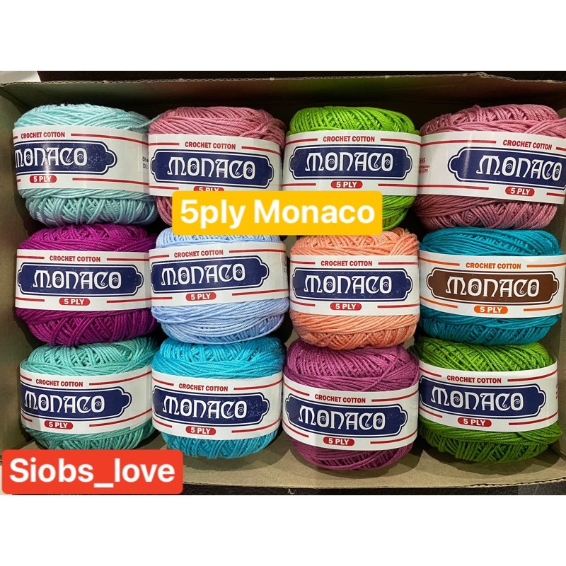 5ply Monaco Crochet Mercerized Cotton Shopee Philippines