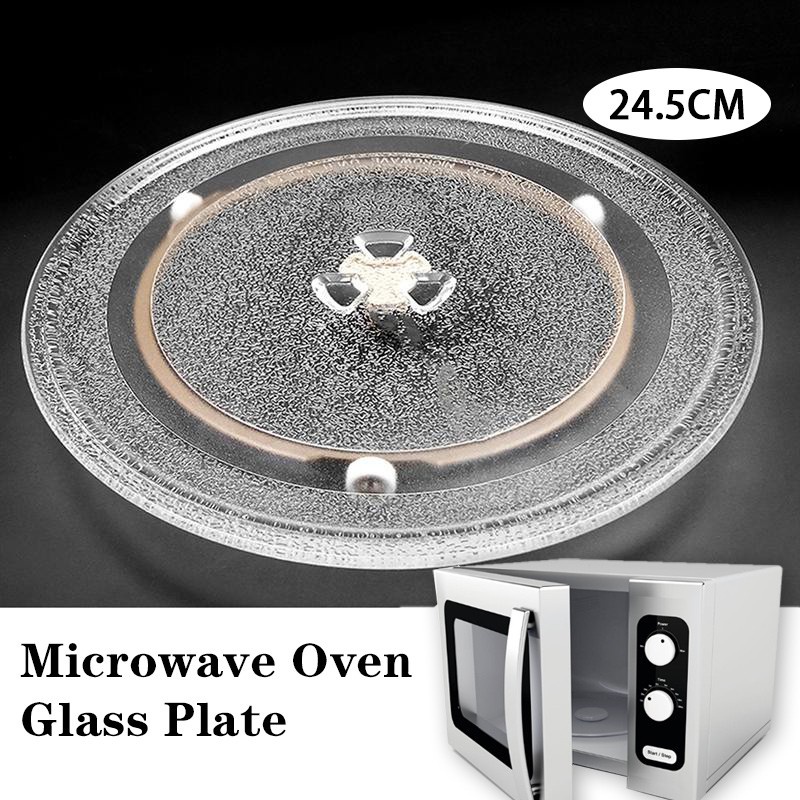 24.5cm Y Type Univeral Microwave Oven Glass Turntable Plate Microwave