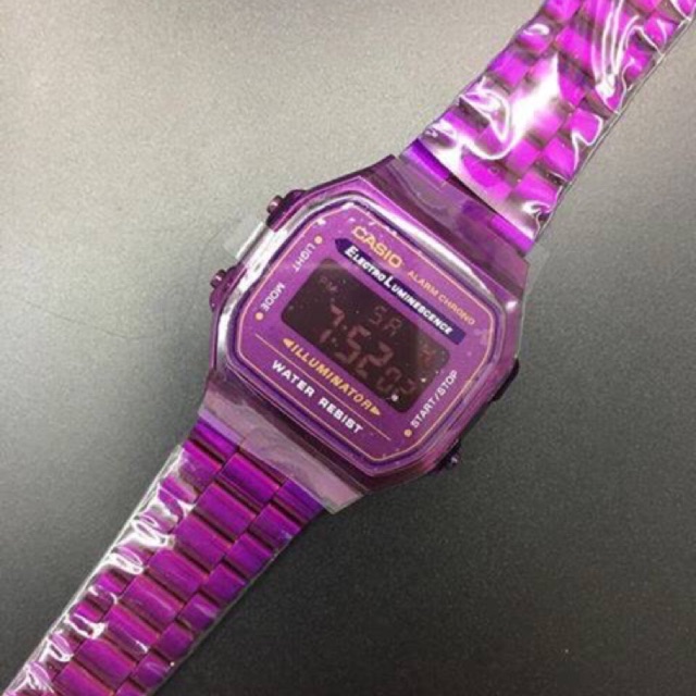 casio a168 purple