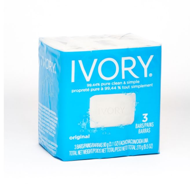 Ivory Original Bar Soap 3 Bars 90g | Shopee Philippines