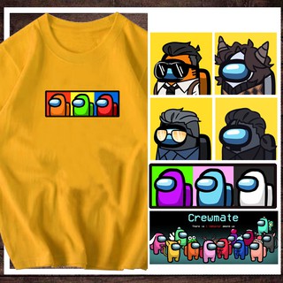 Among Us Roblox T Shirt Among Us Color Set 1 Premium Quality T Shirt Shopee Philippines - book wings camisa roblox