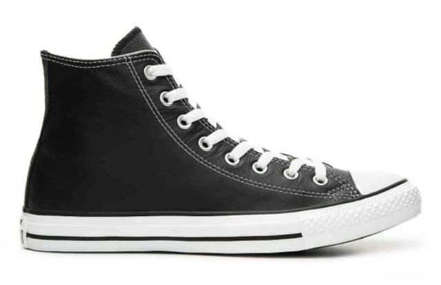 leather chuck taylor high tops