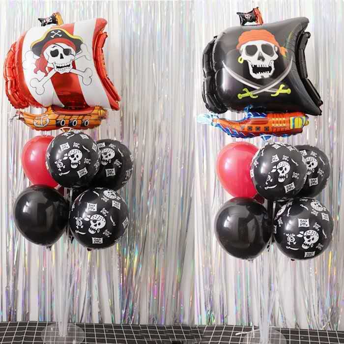 27 Inches Ins One Piece Theme Pirate Ship Modelling Birthday Party Decorations Aluminum Foil Balloon Shopee Philippines
