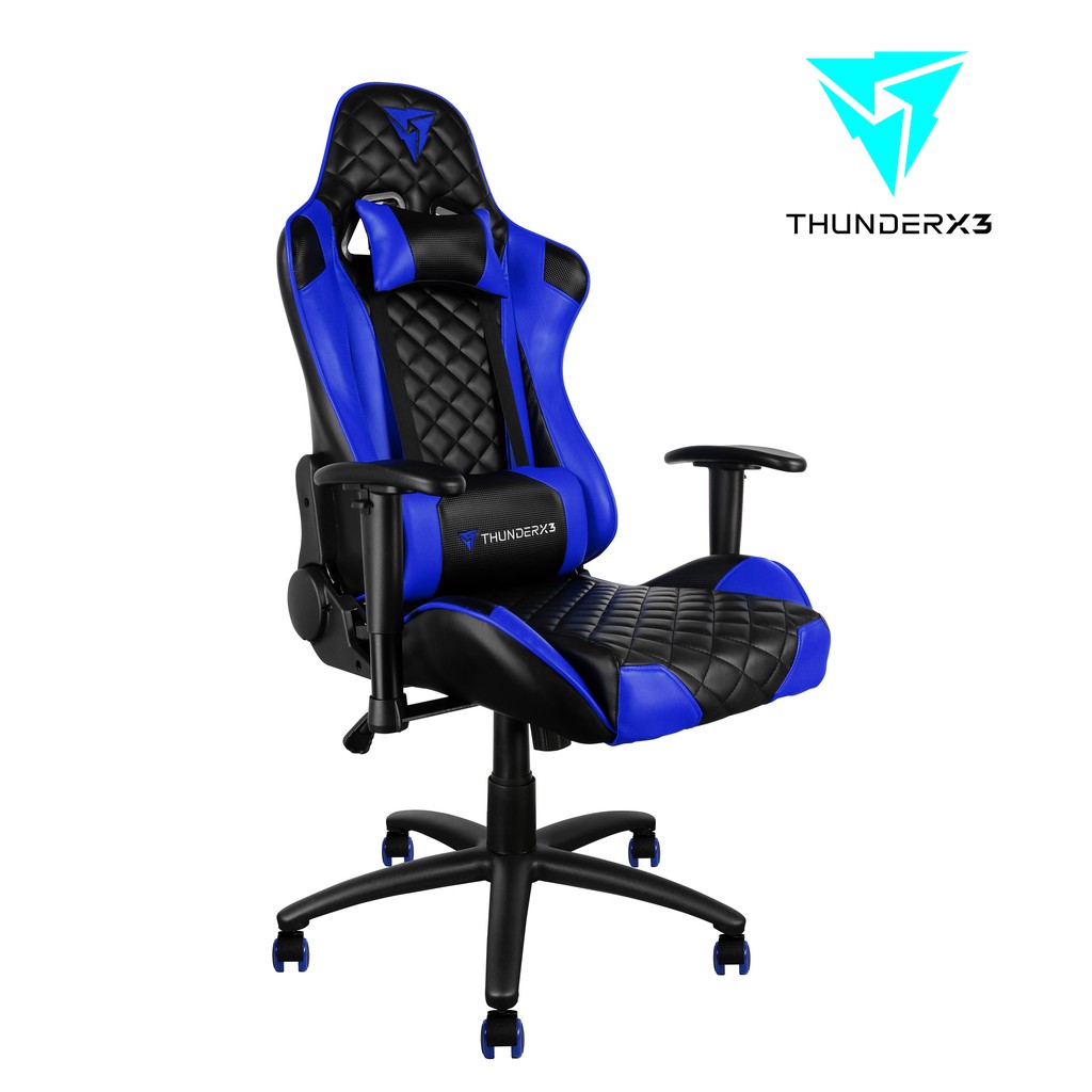 Thunderx3 Tgc12 Black Blue Gaming Chair Shopee Philippines