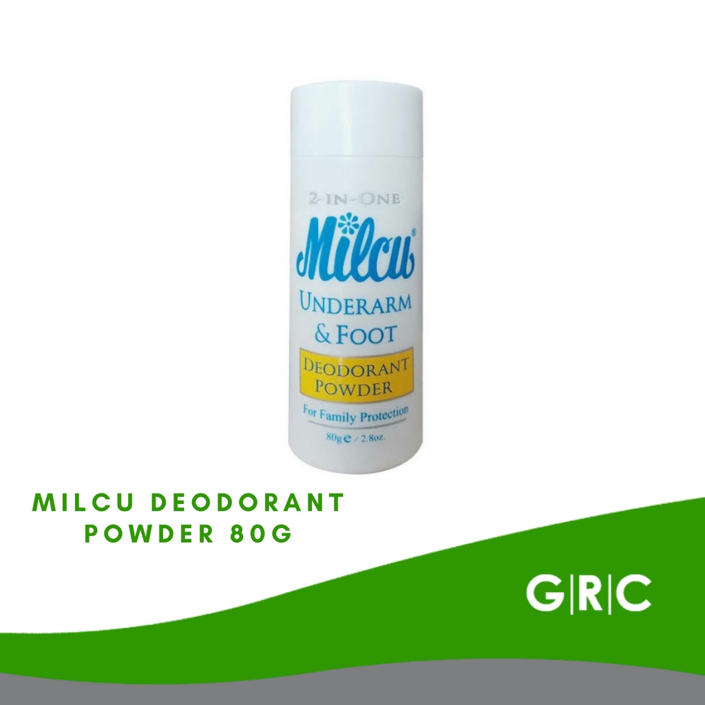 Milcu Deodorant Powder 80g Shopee Philippines