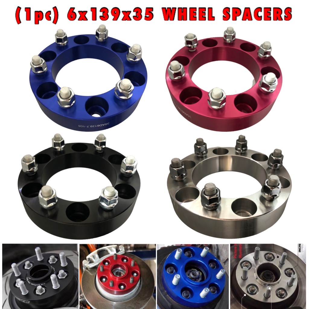 LD (1pc) 6x139x35mm Universal Car Steel Wheel Spacer (GOOD QUALITY