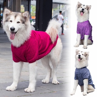 3XL-9XL Big Dog Puppy Winter Sport Clothes Retriever Samoyed Sweater Pet Supplies